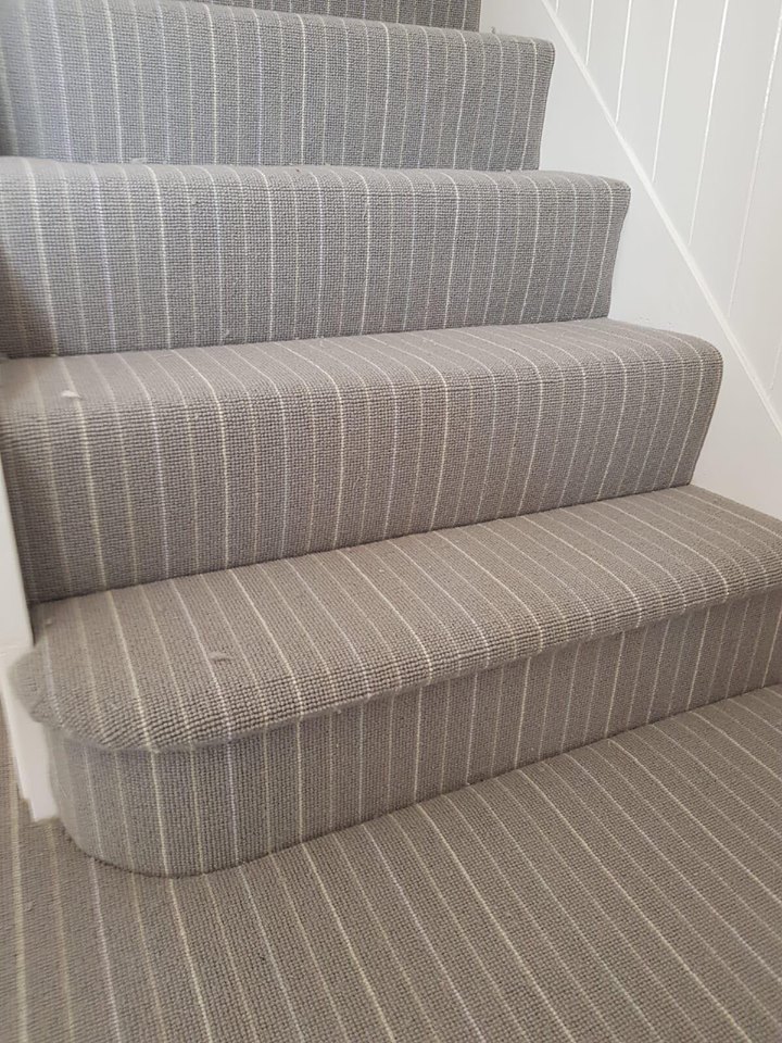 stripey grey stairs